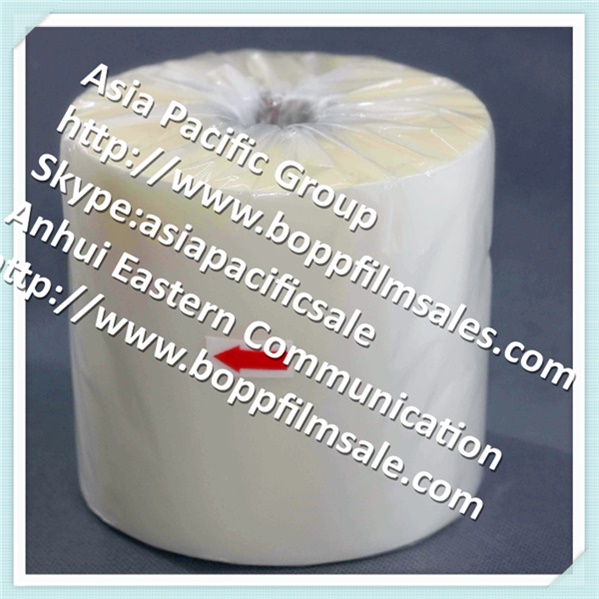 BOPP Thermal Lamination Film ( glossy / matte ) which is BOPP clear film coated with EVA .