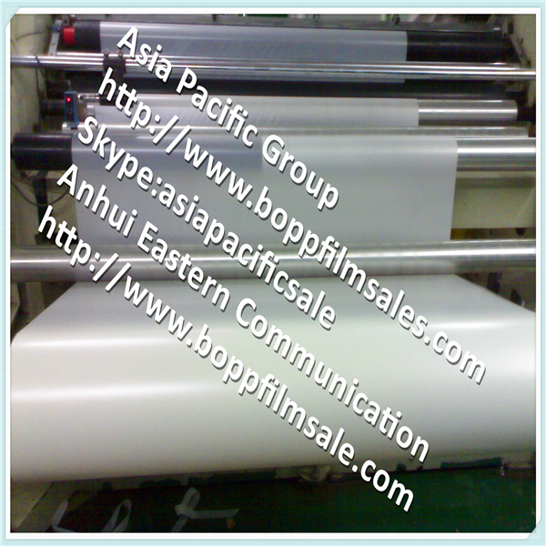 75Mic BOPP white opaque film (BOPP pearlized film)